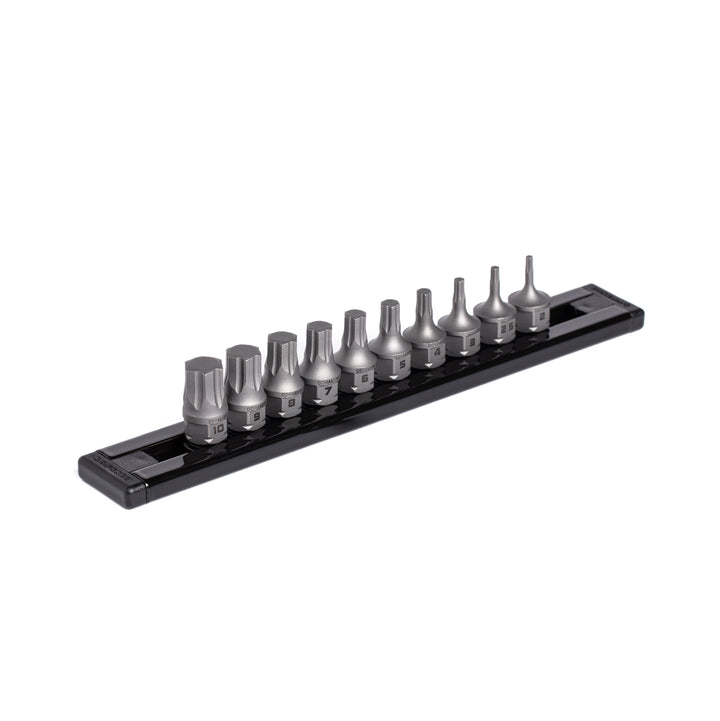 GripEdge | 10-PC RPT 1/4'' Drive Low-Profile Metric Hex Dual Action Driver Bit Set