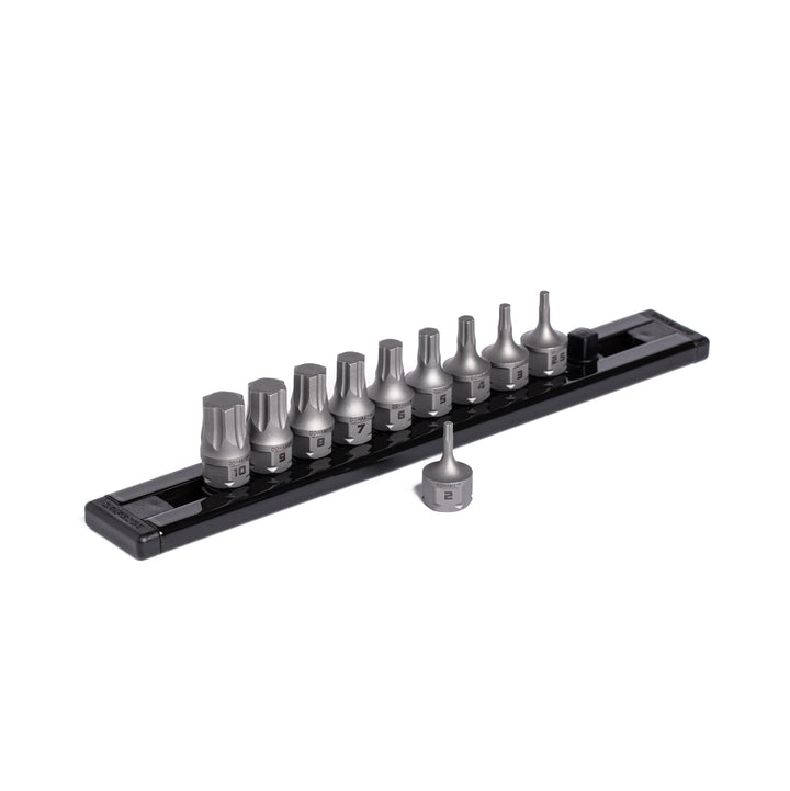GripEdge | 10-PC RPT 1/4'' Drive Low-Profile Metric Hex Dual Action Driver Bit Set