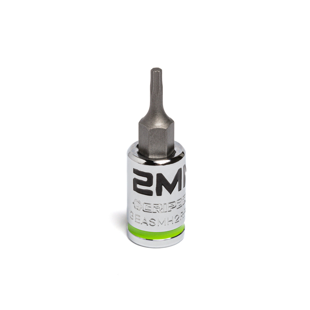 2mm - 1/4" Drive Short RPT Hex Bit Socket