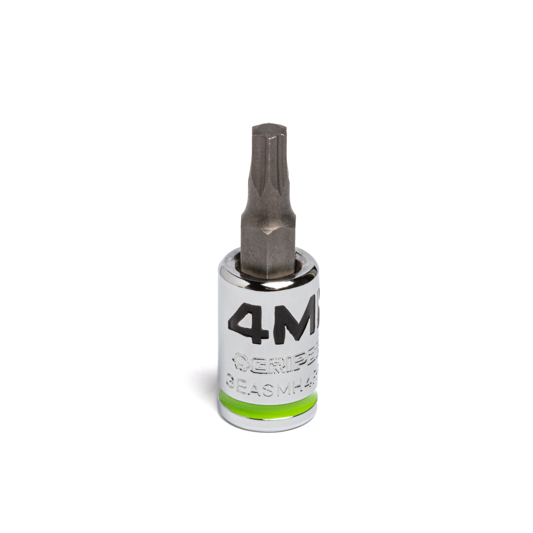 4mm - 1/4" Drive Short RPT Hex Bit Socket
