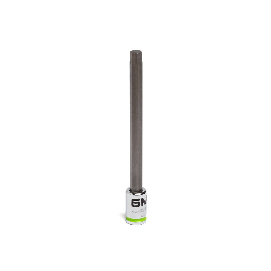 6mm - 1/4" Drive Long RPT Hex bit socket