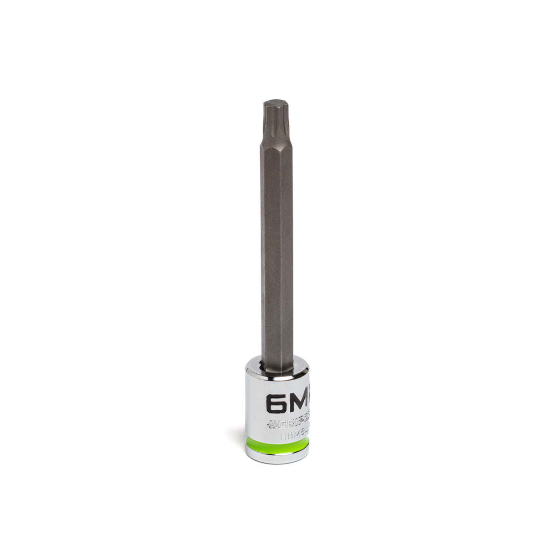 6mm - 3/8" Drive Long RPT Hex bit socket