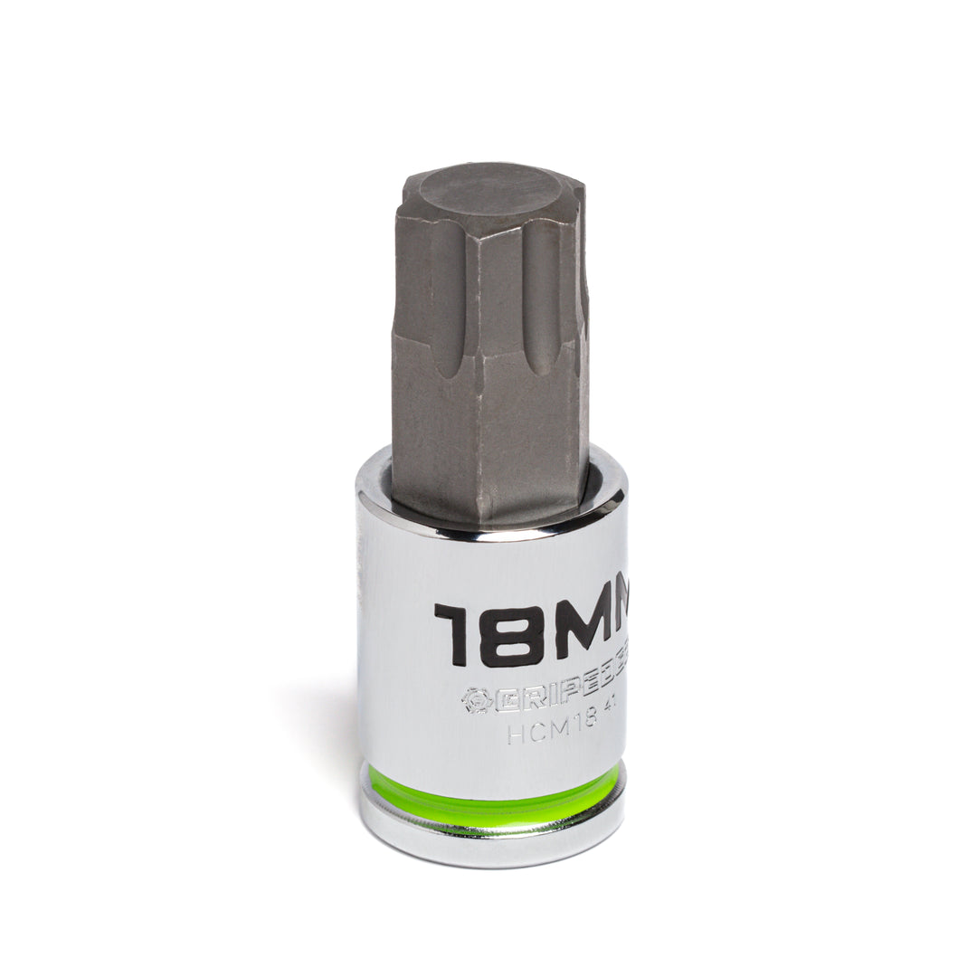 18mm - 1/2" Drive RPT Hex bit socket