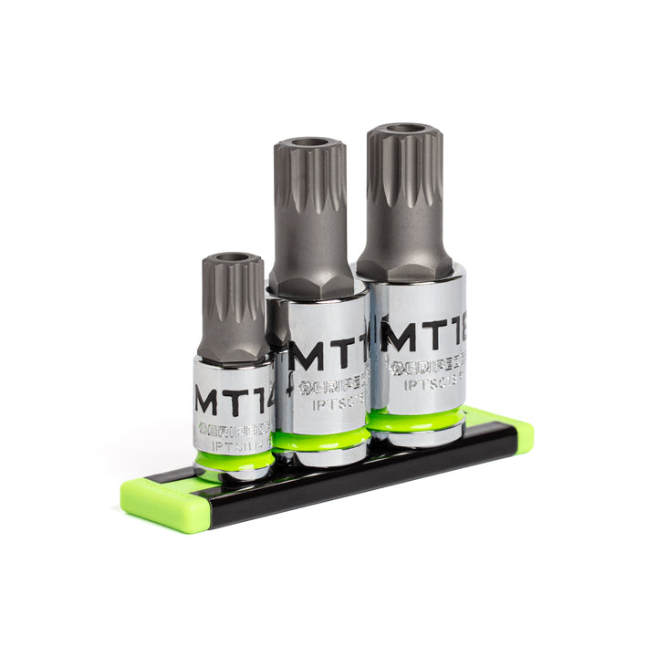 GripEdge | 3-PC RPT 3/8 & 1/2" Drive Standard Security Triple Square Bit Socket Set