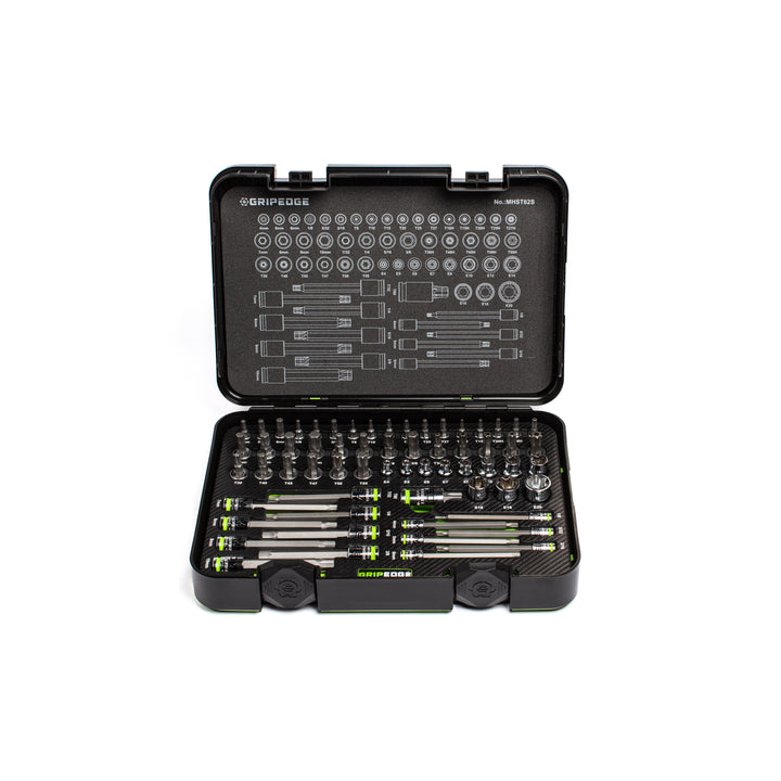 Master RPT Hex & Star Driver Set - 62-PC | Includes Hex, Star, Security Star & E-Star