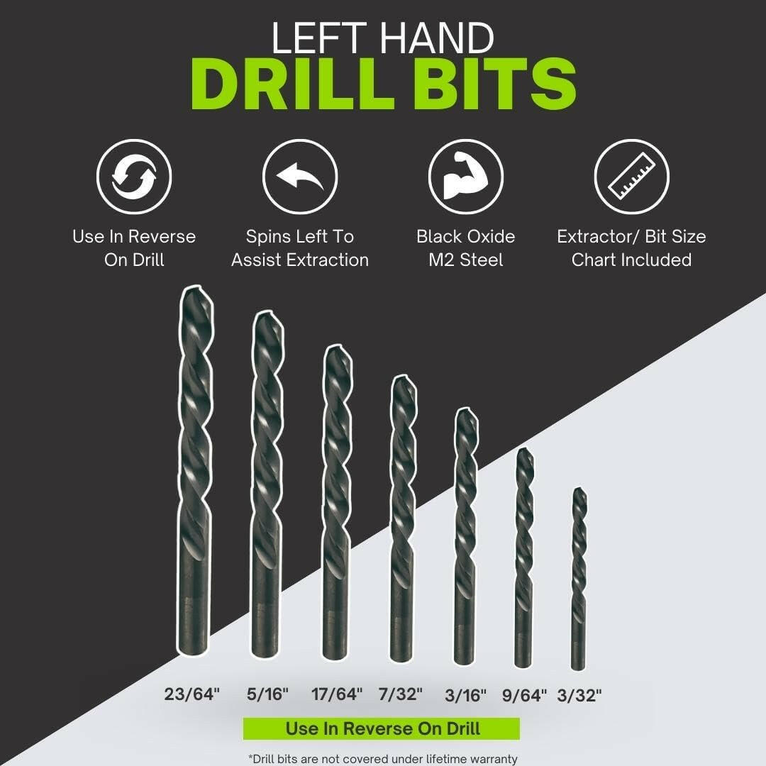 17/64’’ - Left Hand Drill Bit