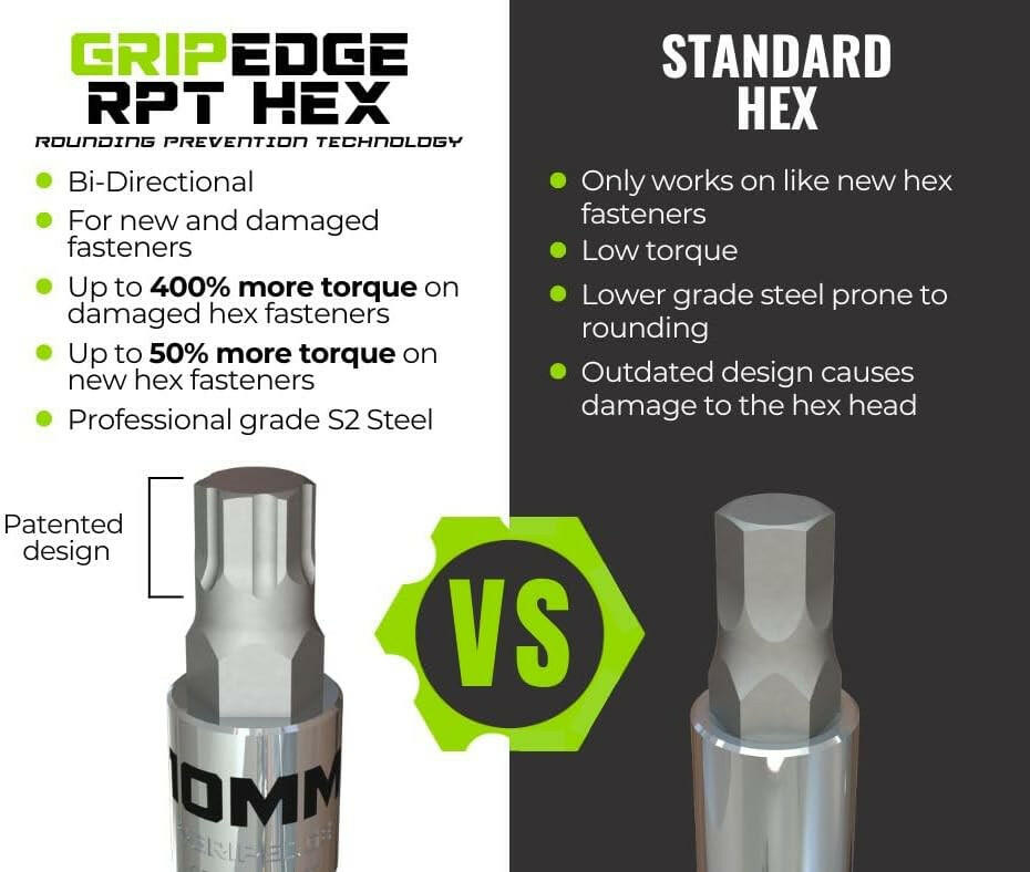 RPT HEX VS Standard HEX