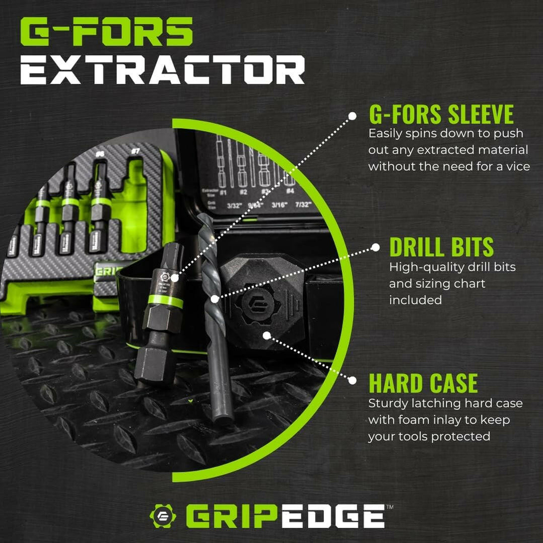 G Extractor 14-PC G-FORS Extractor Set | GRIPEDGE Tools