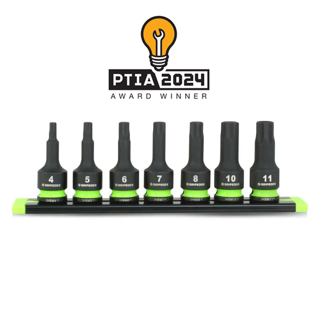 RPT Impact Hex Driver Set - 7-Pc 3/8’’ Drive Short Metric | GRIPEDGE Tools