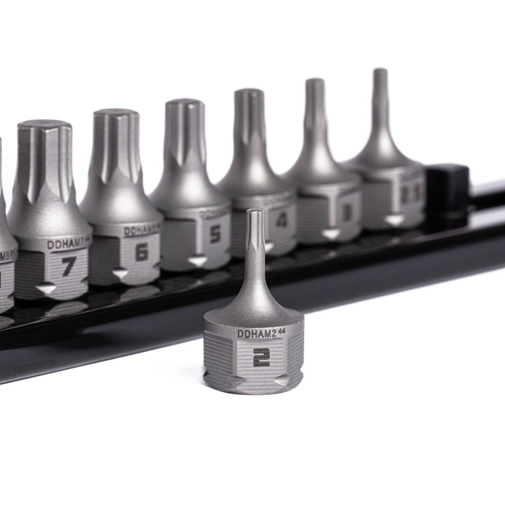 GripEdge | 10-PC RPT 1/4'' Drive Low-Profile Metric Hex Dual Action Driver Bit Set