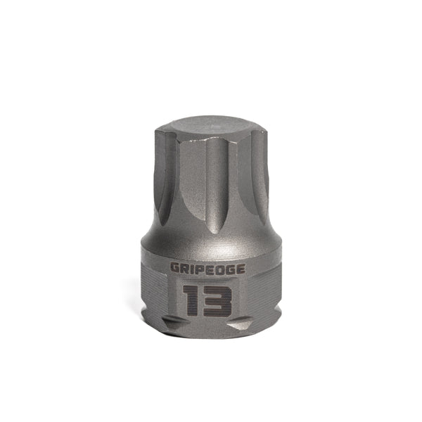 GripEdge | RPT 3/8" Drive - 13mm Low Profile Metric Hex Dual Action Driver Bit