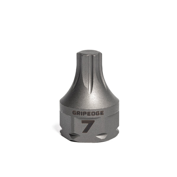 GripEdge | RPT 3/8" Drive - 7mm Low Profile Metric Hex Dual Action Driver Bit