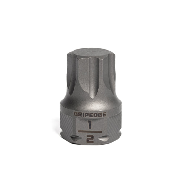 GripEdge | RPT 3/8" Drive - 1/2" Low Profile SAE Hex Dual Action Driver Bit