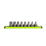 GripEdge | 8-PC RPT 3/8'' Drive Low Profile Star Dual Action Driver Bit Set