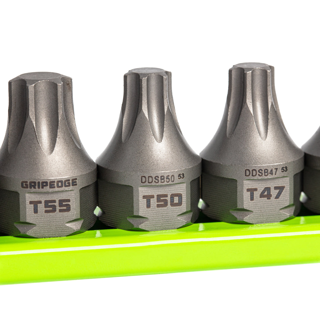 GripEdge | 8-PC RPT 3/8'' Drive Low Profile Star Dual Action Driver Bit Set