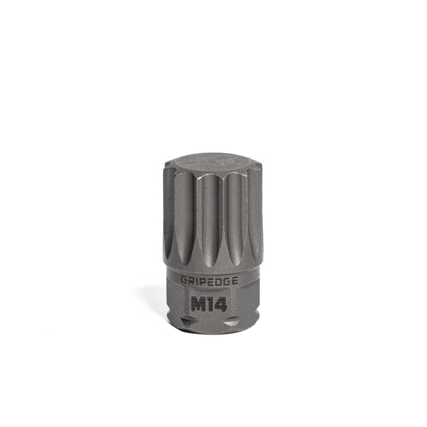 GripEdge | 1/4" Drive - M14 Low Profile Triple Square Dual Action Driver Bit
