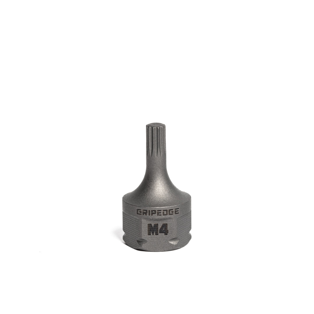 GripEdge | 1/4" Drive - M4 Low Profile Triple Square Dual Action Driver Bit