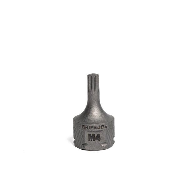 GripEdge | 1/4" Drive - M4 Low Profile Triple Square Dual Action Driver Bit