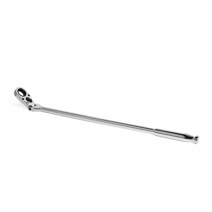 GripEdge | 7/16" Hex Extra-Long Flex Head Low-Profile Dual Action Driver Ratchet