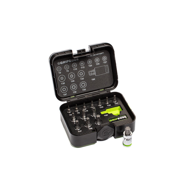 GripEdge | Ultimate RPT Star Driver Bundle | 14-PC Star & 14-PC E-Star + FREE 9-PC Long Star Driver Set