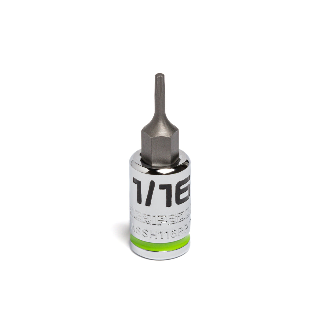 1/16'' - 1/4" Drive Short RPT Hex Bit Socket