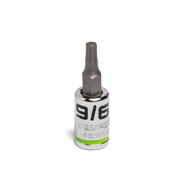 9/64'' - 1/4" Drive Short RPT Hex Bit Socket