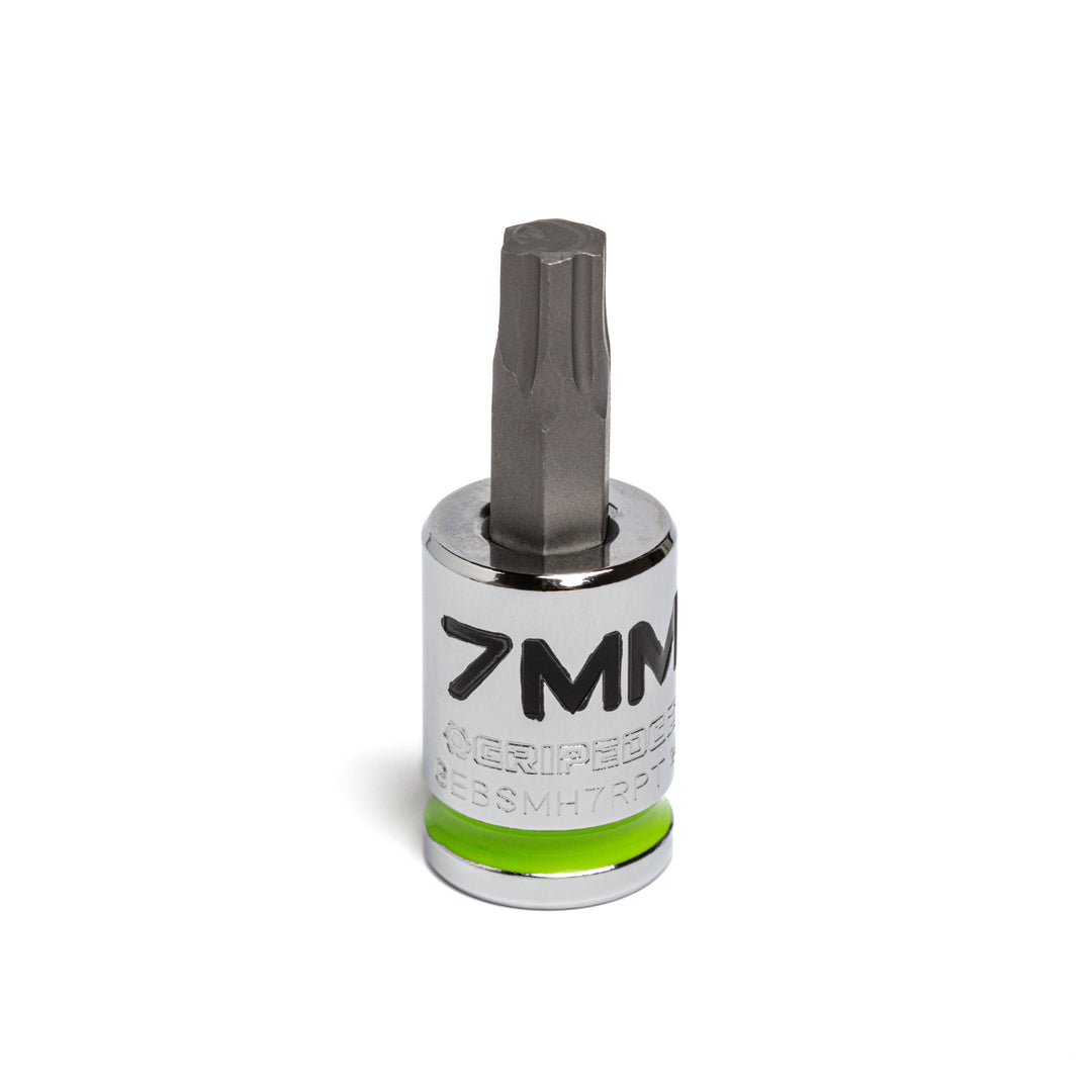 7mm - 3/8" Drive Short RPT Hex Bit Socket