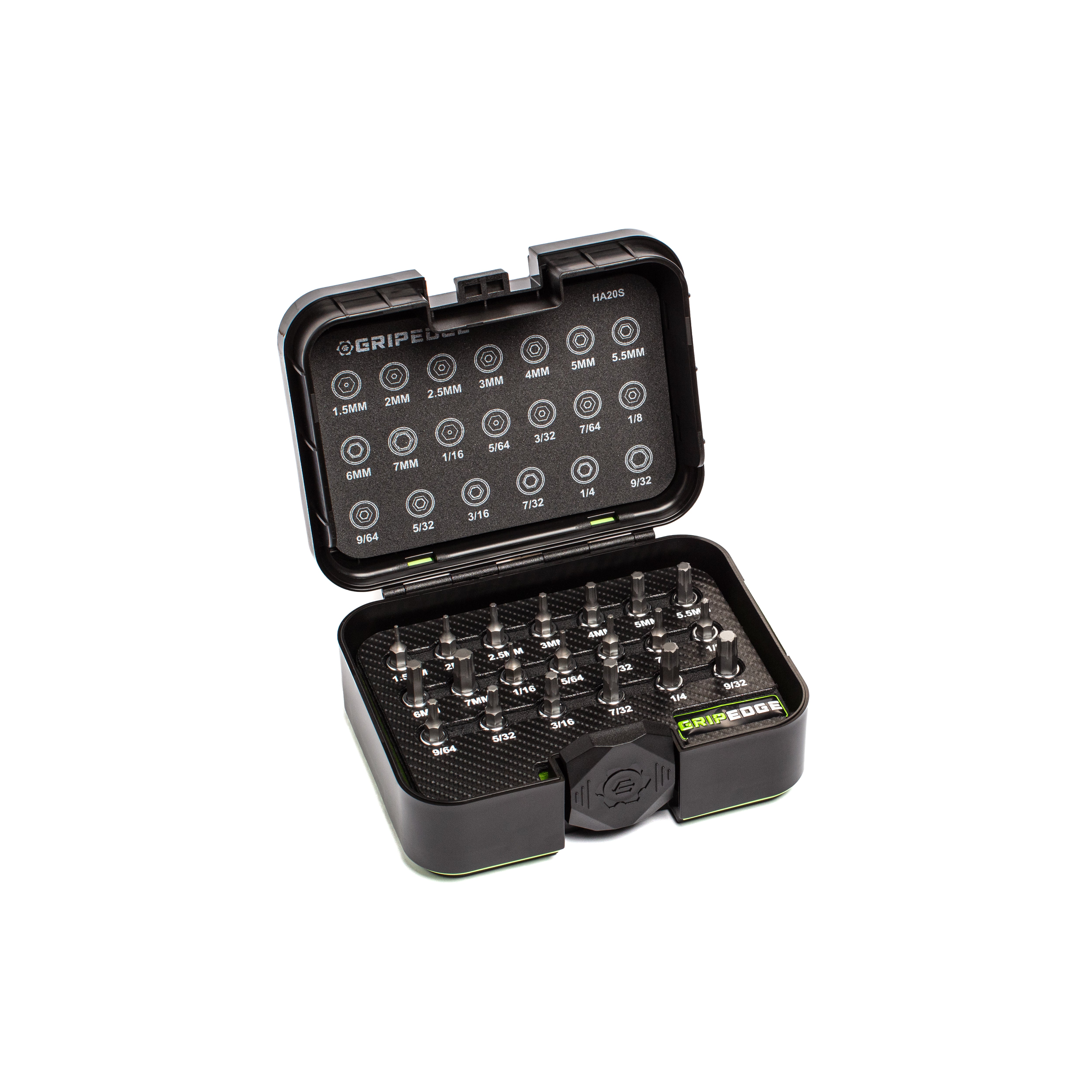 20-PC 1/4'' Drive Short Hex Driver Set | GripEdge Tools – GRIPEDGE