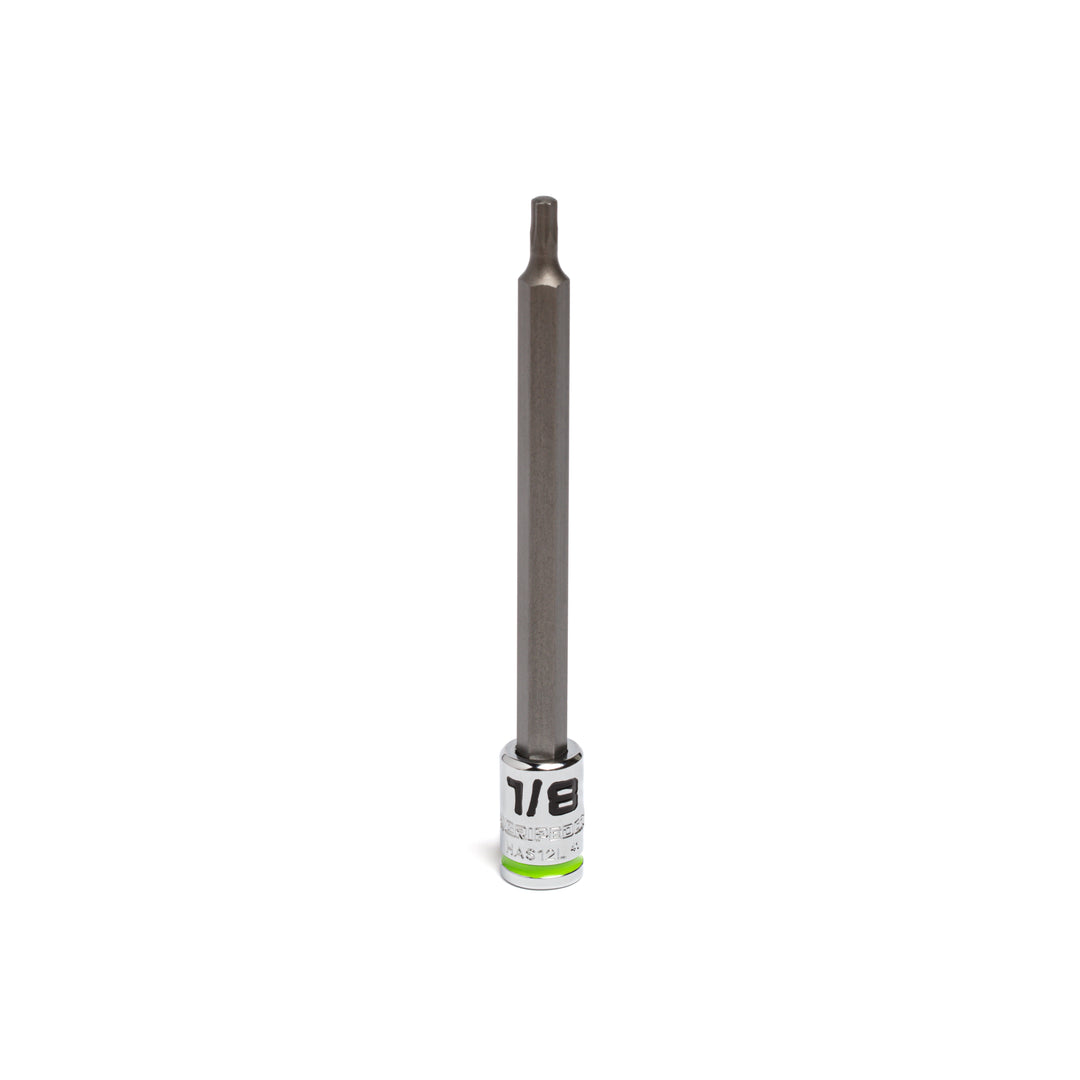 1/8" - 1/4" Dr Long RPT Hex bit socket