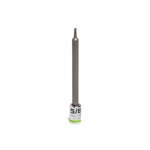 5/64" - 1/4" Drive Long RPT Hex bit socket