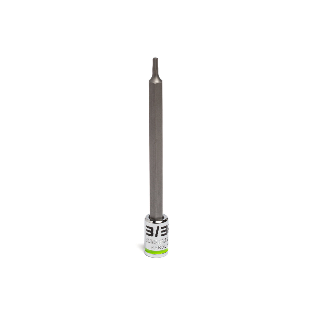 3/32" - 1/4" Dr Long RPT Hex bit socket