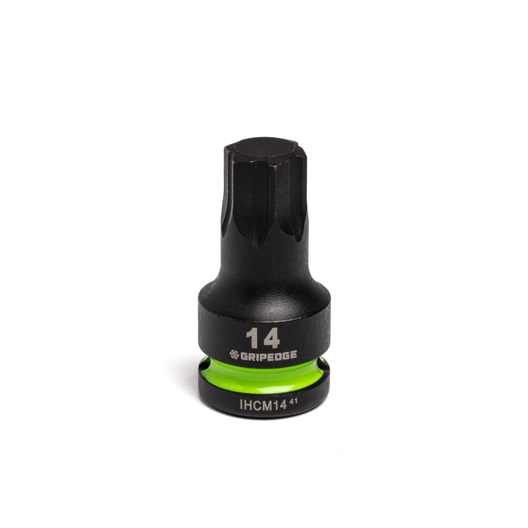 14mm - 1/2" Drive short Impact RPT Hex bit socket