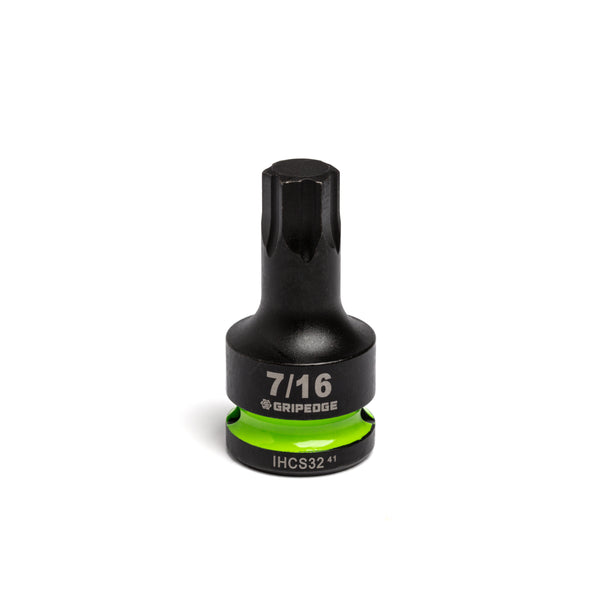 7/16" - 1/2" Drive short Impact RPT Hex bit socket