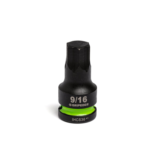 9/16" - 1/2" Drive short Impact RPT Hex bit socket