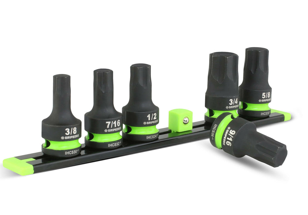 RPT Impact Hex Driver Set - 6Pc 1/2’’ Drive Short SAE — GRIPEDGE Tools