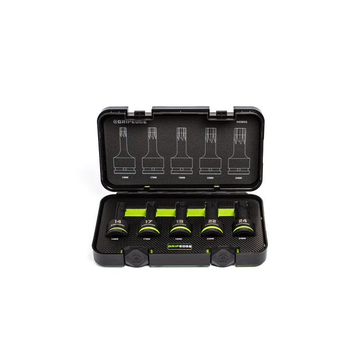 5-PC - Impact Metric RPT Hex Bit Socket - 3/4" Drive
