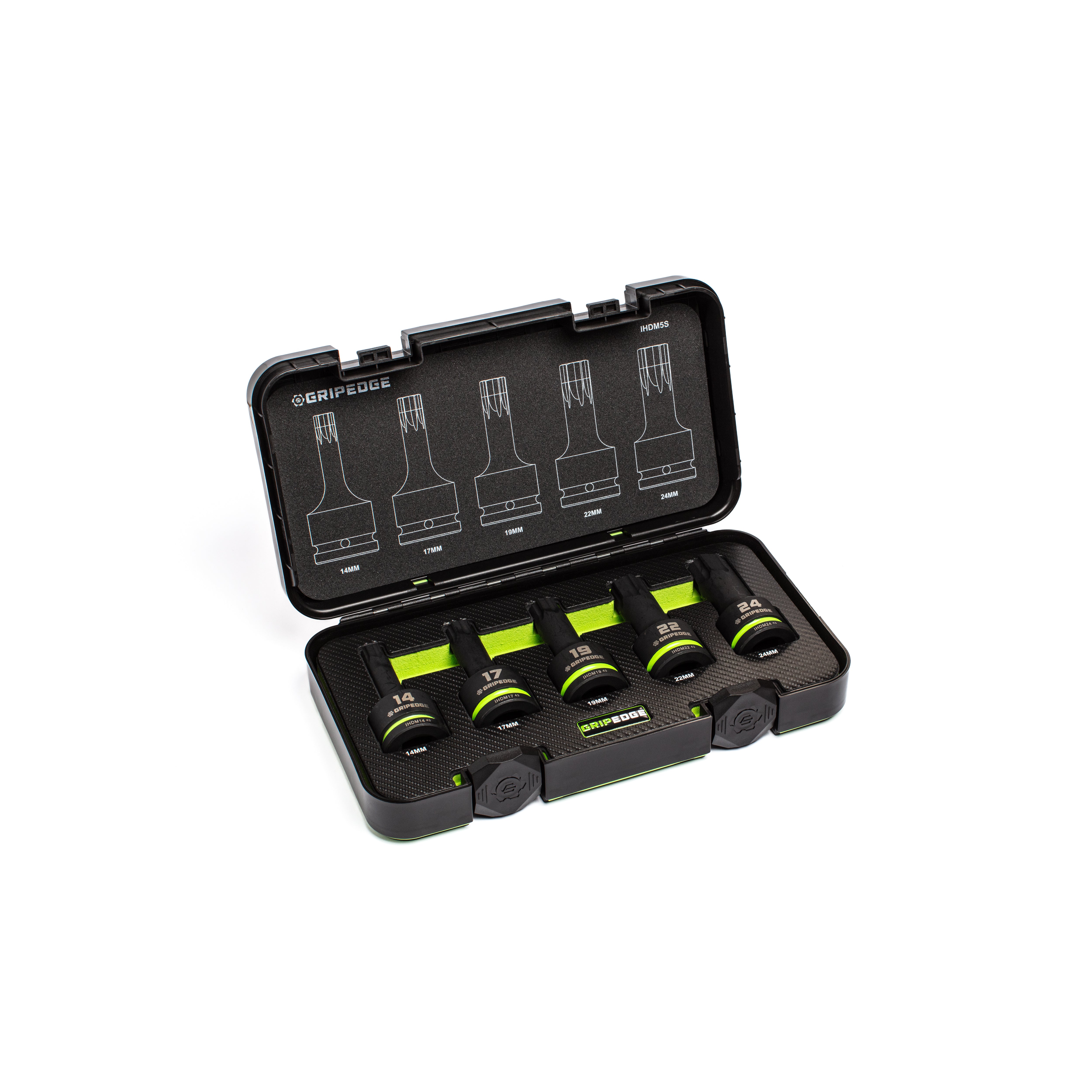 5-PC - Impact Metric RPT Hex Bit Socket - 3/4