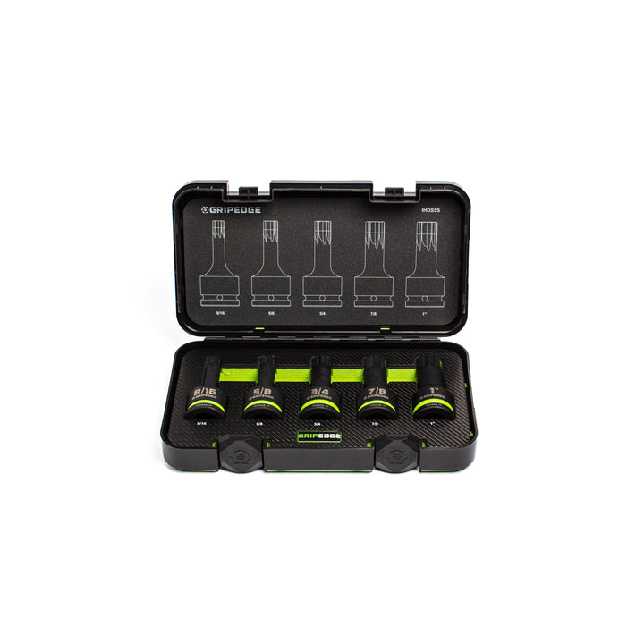 5-PC - Impact SAE RPT Hex Bit Socket - 3/4" Drive