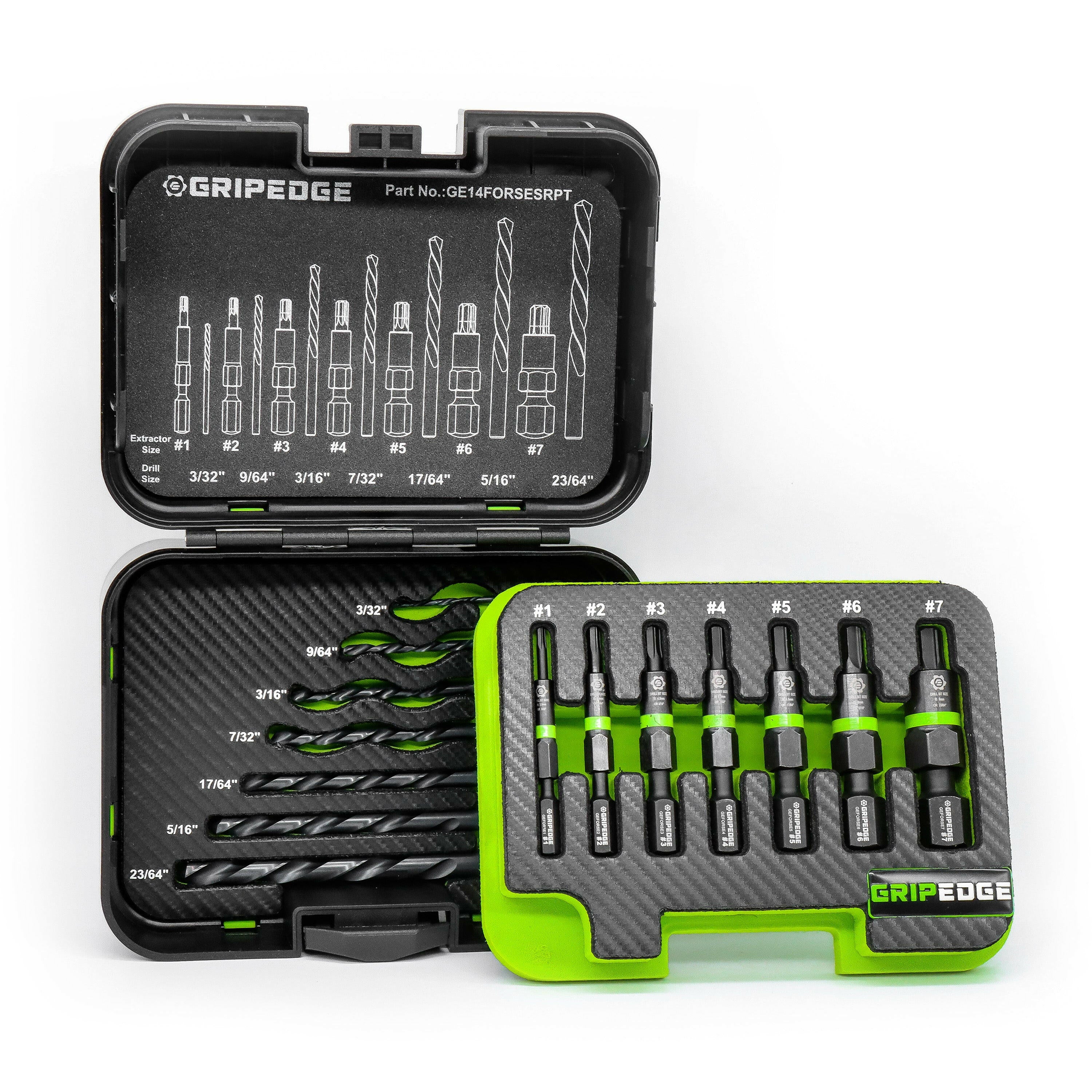 GripEdge Tools | G-FORS Extractor Set - 14Pc (injection molded ...