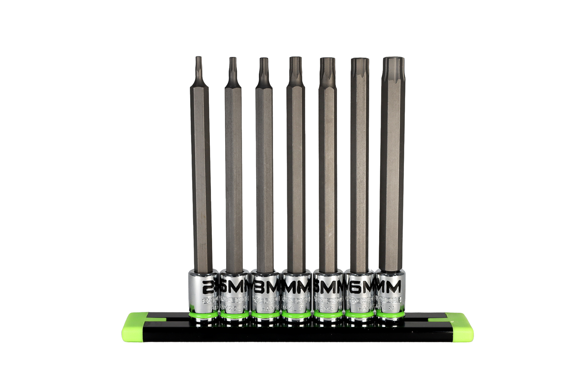 7PC 1/4'' Drive Long Metric Hex Driver Set GRIPEDGE Tools