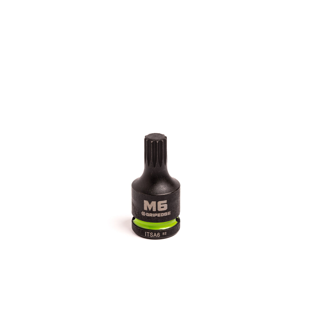 GripEdge | RPT 1/4" Drive - M6 Standard Impact Triple Square Driver