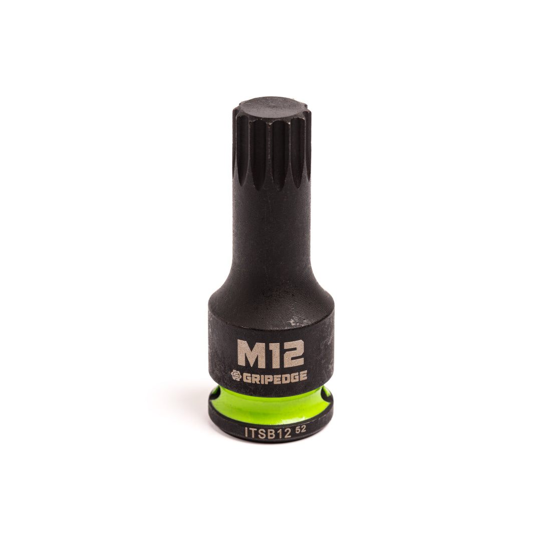 GripEdge | RPT 3/8" Drive - M12 Standard Impact Triple Square Driver