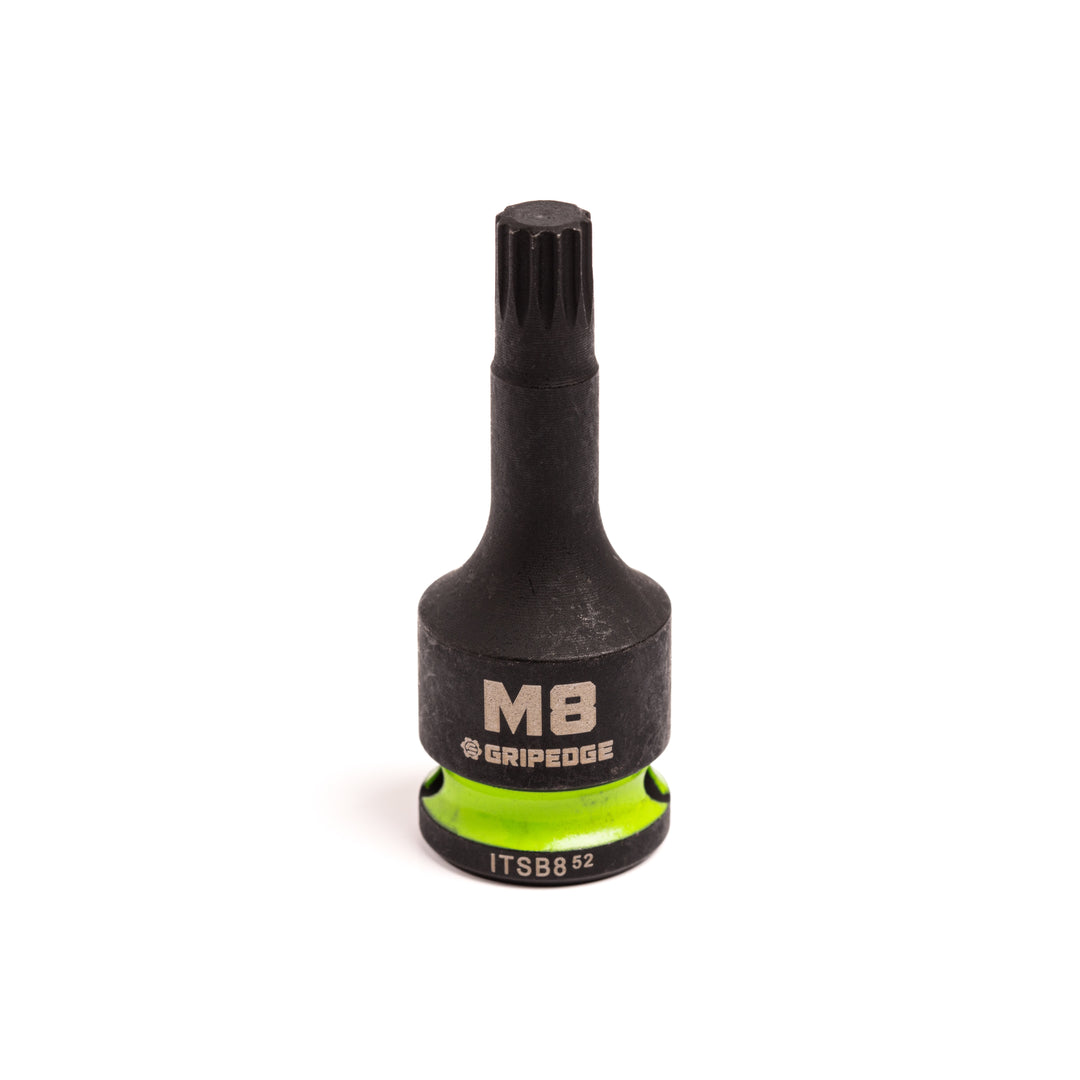 GripEdge | RPT 3/8" Drive - M8 Standard Impact Triple Square Driver