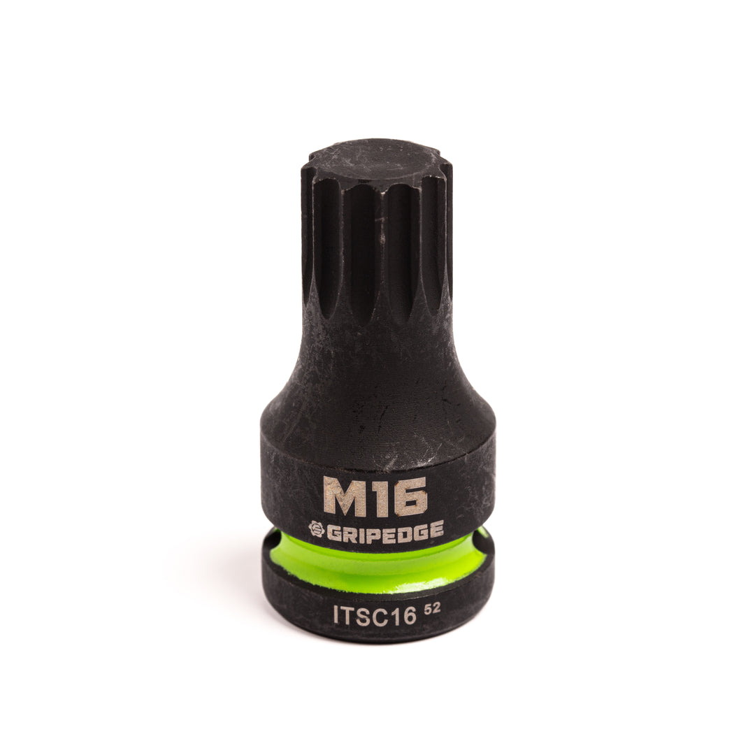 GripEdge | RPT 1/2" Drive - M16 Standard Impact Triple Square Driver