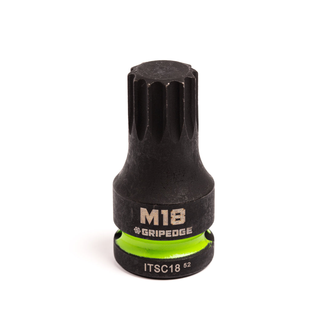 GripEdge | RPT 1/2" Drive - M18 Standard Impact Triple Square Driver