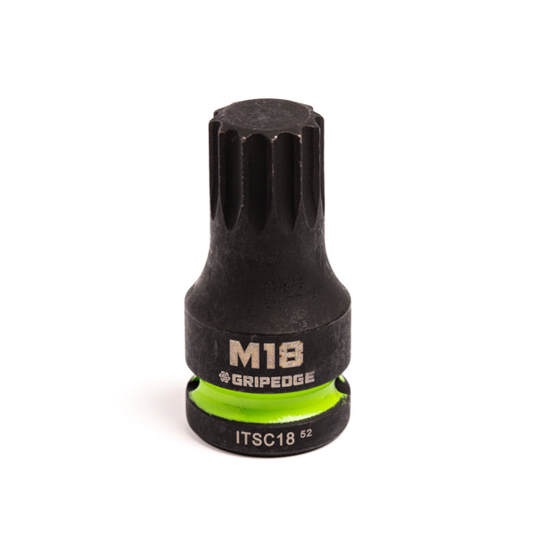 GripEdge | RPT 1/2" Drive - M18 Standard Impact Triple Square Driver