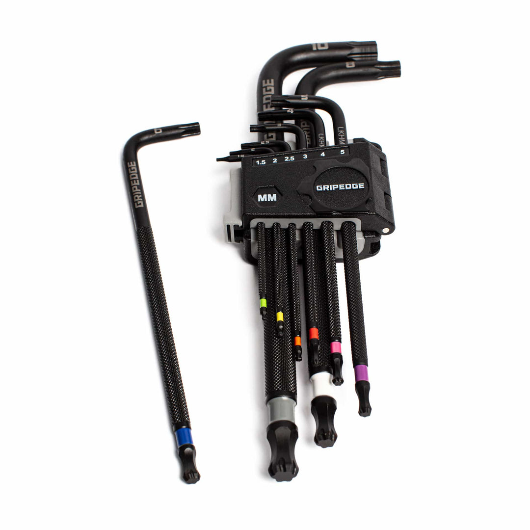 GripEdge | 9-PC RPT Long Metric Hex Key Set