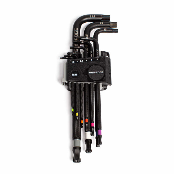 GripEdge | 9-PC RPT Long Metric Hex Key Set