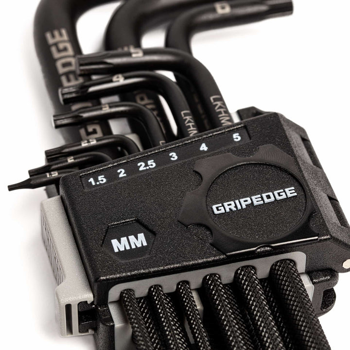 GripEdge | 9-PC RPT Long Metric Hex Key Set