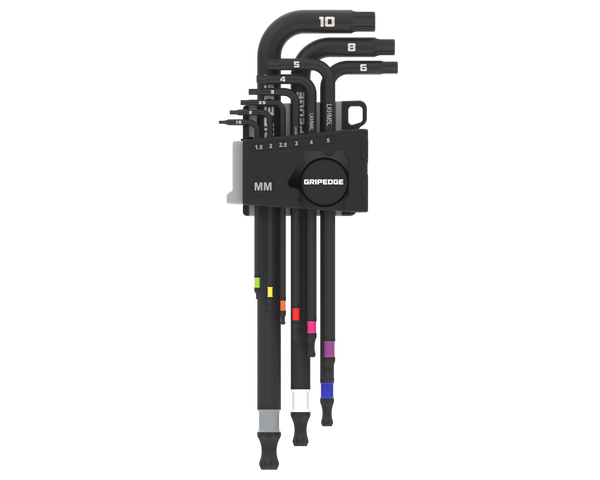 GripEdge | 9-PC RPT Long Metric Hex Key Set